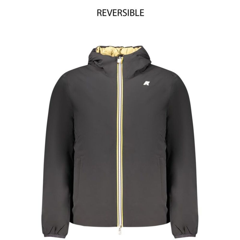 K-WAY Black Nylon Men's Men's Jacket